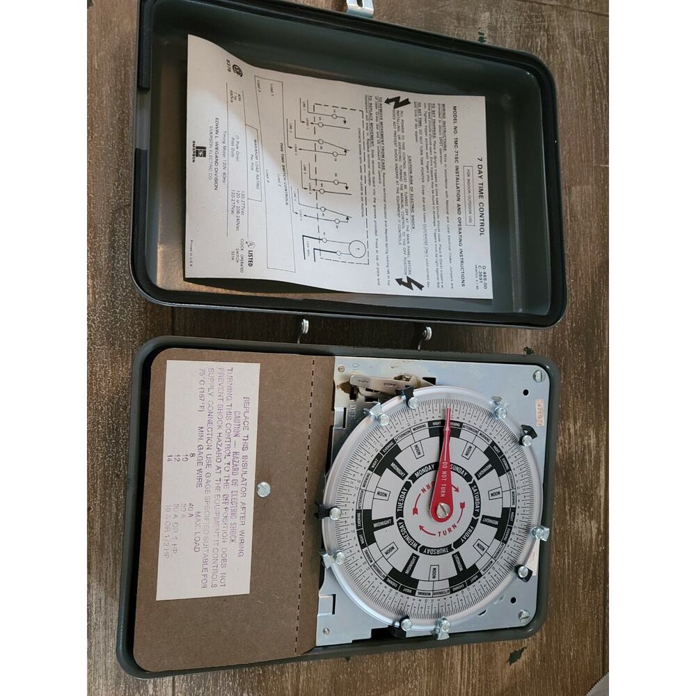 7 Day Time Control Indoor/Outdoor Emerson Electric TMC-71SC